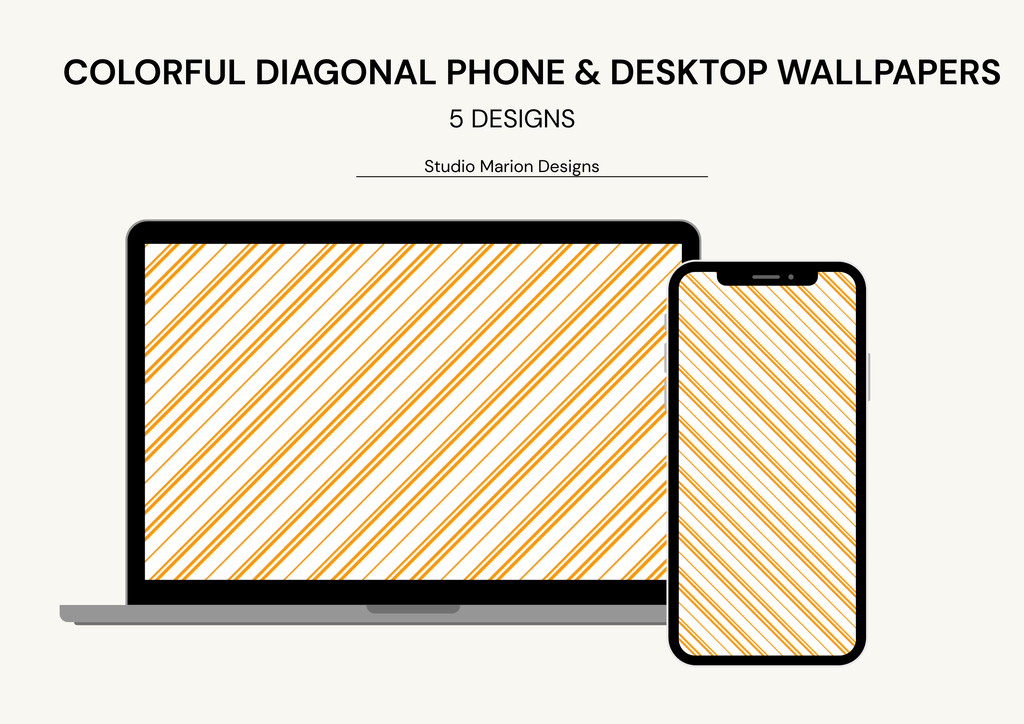 Colorful Diagonal Phone & Desktop Wallpapers 4K