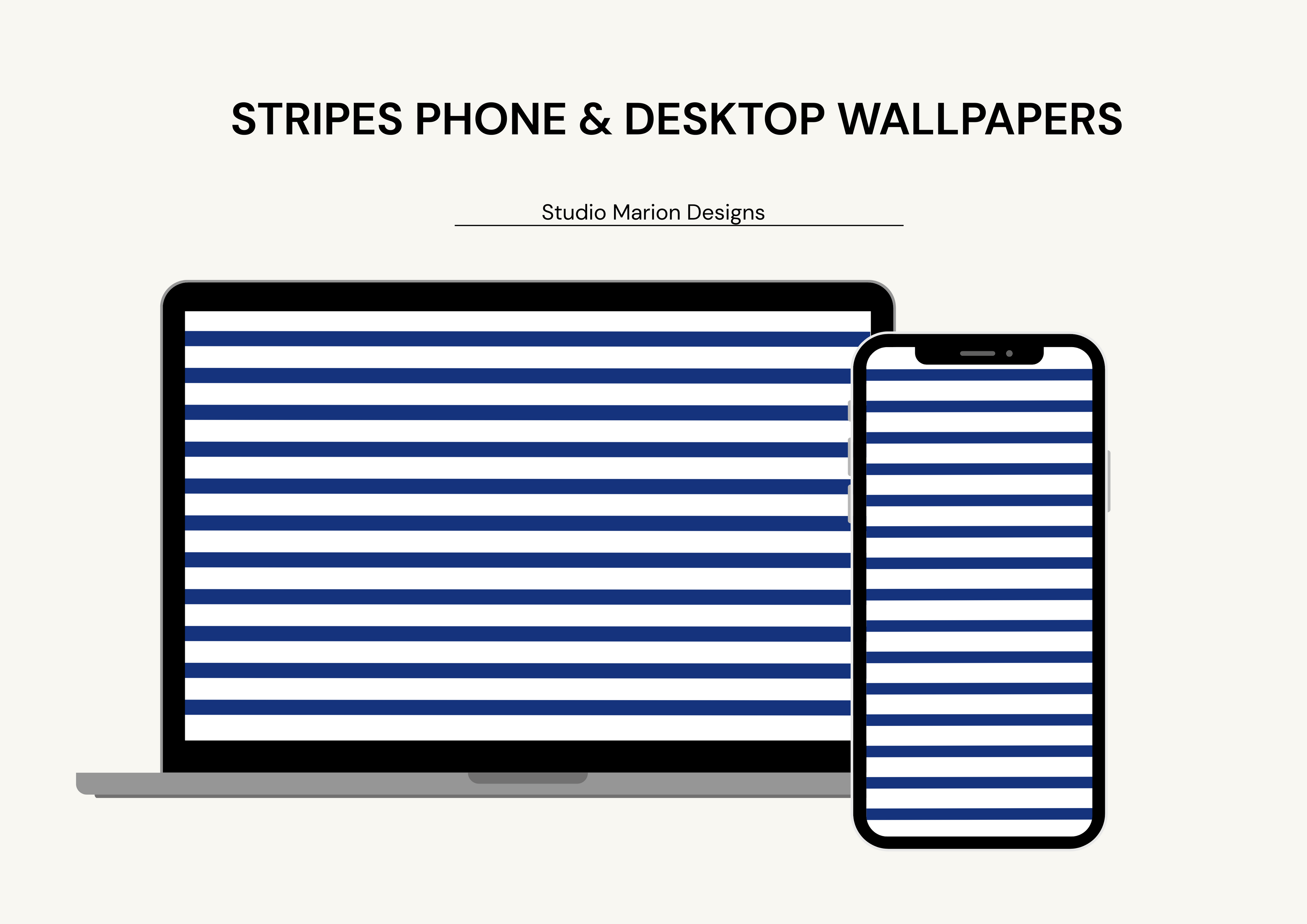 Blue Stripes Phone & Desktop Wallpapers 4K